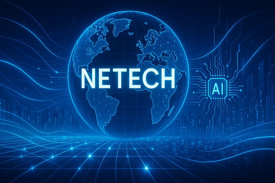 Netech révolution réseau 2025 – illustration futuriste